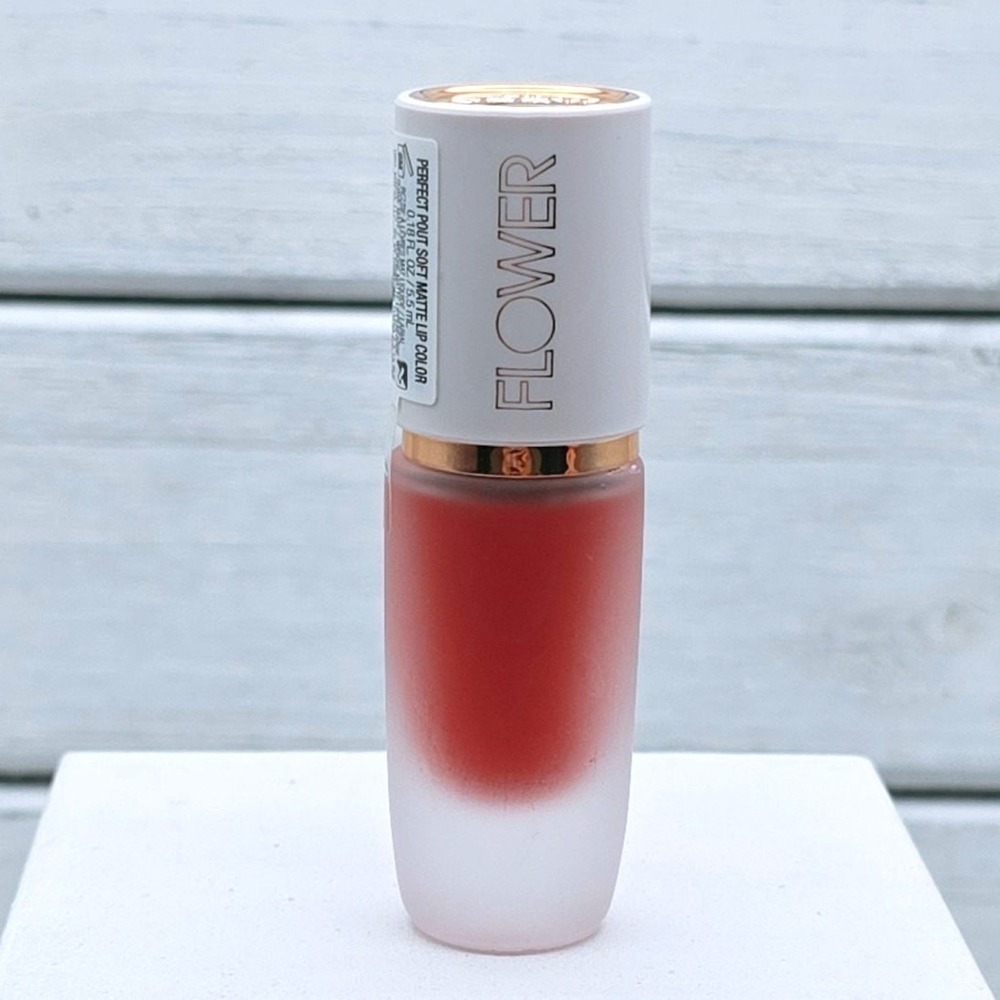 Flower by Drew Perfect Pout Soft Matte Lip Color Icon Full size matte Red Velvet